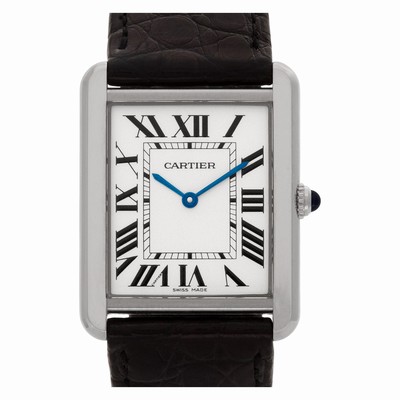 Cartier WSTA0028 Tank Solo Quartz Unisex Stainless Steel