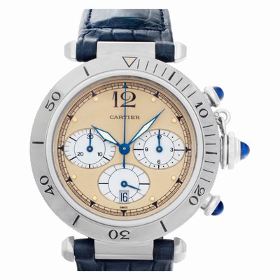 Cartier W3100355 Pasha Quartz Unisex Stainless Steel