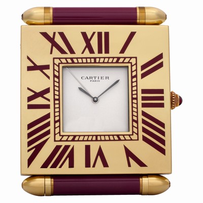 Cartier 123 Clock  Unisex 