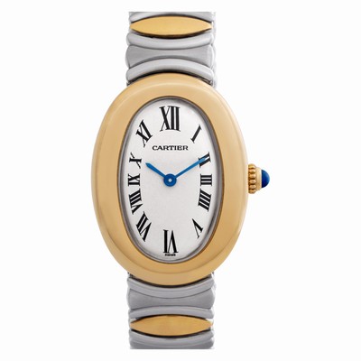 Cartier W15045D8 Baignoire Quartz Female 18k yellow gold