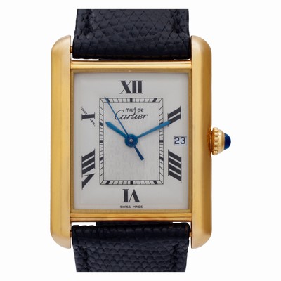 Cartier 2413 Tank Vermeil Quartz Unisex Vermeil
