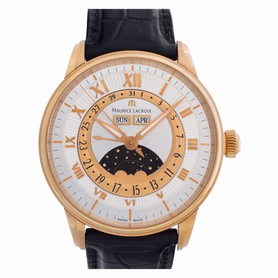 Maurice Lacroix MP6428-PG101-11E Masterpiece Phase de Lune Automatic Male 18k rose gold