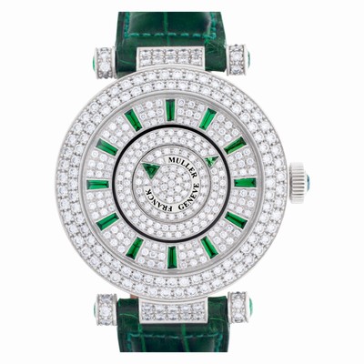Franck Muller DM39D2RCD Double mystery Automatic Unisex 18k White Gold