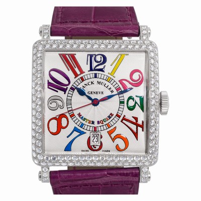 Franck Muller 6000 H SC DT COLDRM V D Color Dreams Automatic Female 18k White Gold