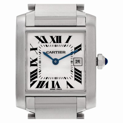 Cartier W51011Q3 Tank Francaise  Female Stainless Steel