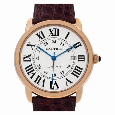 Cartier W6701009 Ronde Solo Automatic Unisex 18k Pink Gold & Stainless Steel
