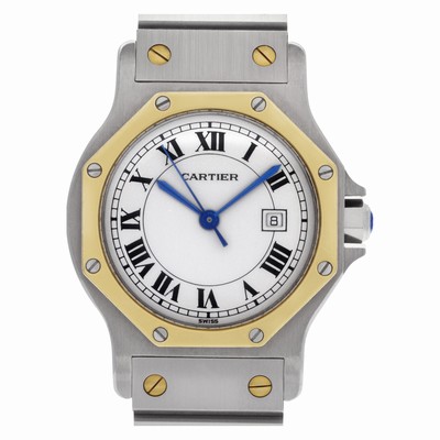 Cartier 2966 Santos Automatic Female 18k gold & Stainless Steel