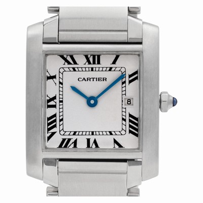 Cartier W51011Q3 Tank Francaise Quartz Unisex Stainless Steel