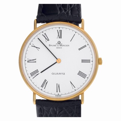 Baume & Mercier 95141 Ultra Thin Quartz Male 14k yellow gold