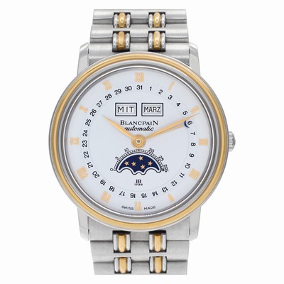 Blancpain 6595-1318 Villeret Automatic Unisex 18k gold & Stainless Steel
