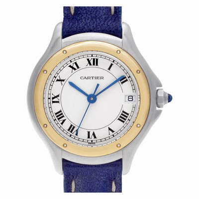 Cartier 187908C Cougar Quartz Unisex 18k gold & Stainless Steel