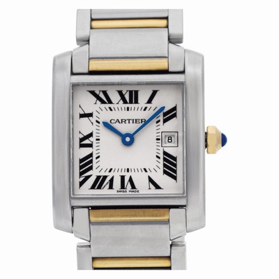 Cartier W51012Q4 Tank Francaise Quartz Unisex 18k gold & Stainless Steel