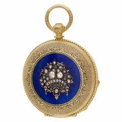 Girard Perregaux HUNTER pocket watch Manual Female 18k yellow gold