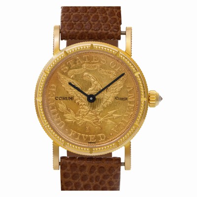 Corum Corum 2918 $5 Coin Quartz Female 18k yellow gold
