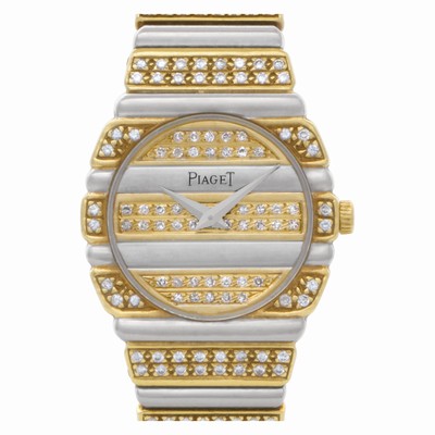 Piaget 861 C 725 Polo Quartz Female 18k White & Yellow Gold
