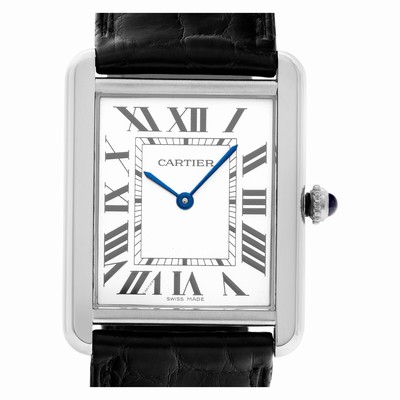 Cartier WSTA0028 Tank Quartz Female Stainless Steel