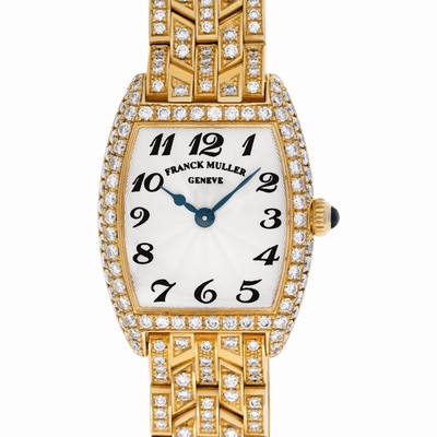 Franck Muller 2251 qz d Curvex Quartz Female 18k yellow gold