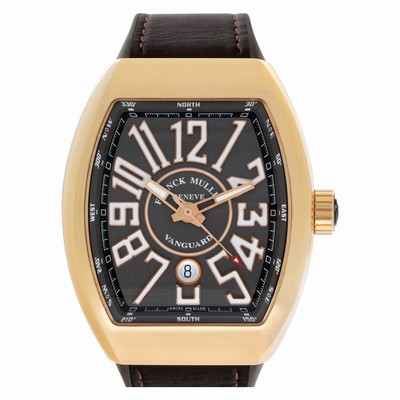 Franck Muller V 45 SC DT Vanguard Automatic Male 18k rose gold