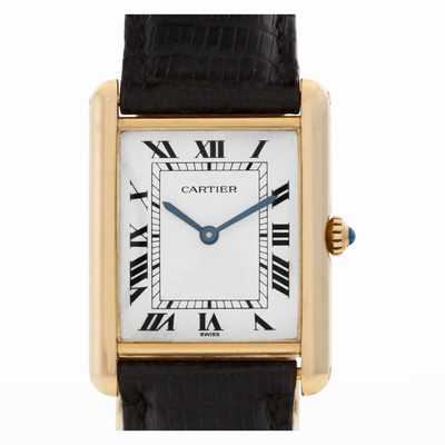 Cartier Cartier 1517 Tank Quartz Female 18k yellow gold