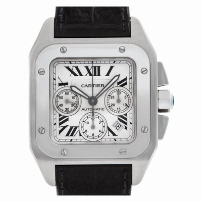 Cartier WX20090X8 Santos 100 Automatic Male Stainless Steel