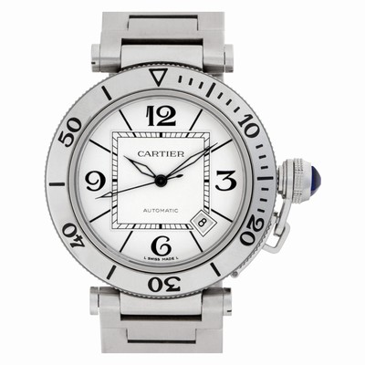 Cartier W31077M7 Pasha Automatic Male Stainless Steel
