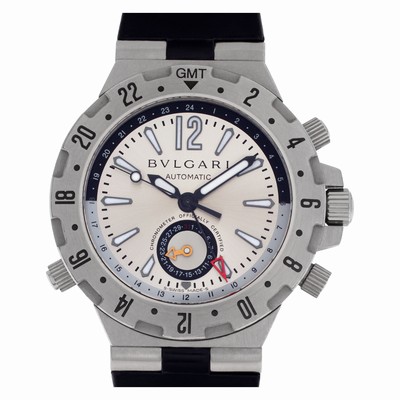 Bvlgari GMT40 S Diagono Professional Automatic Male Stainless Steel