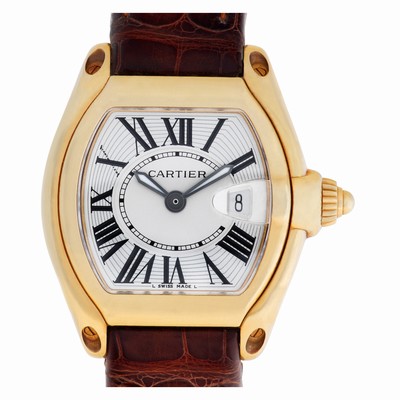 Cartier W62018Y5 Roadster Quartz Female 18k yellow gold