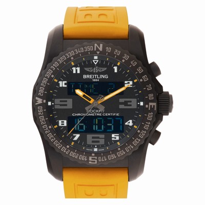 Breitling VB5010 Cockpit Quartz Male Black Titanium