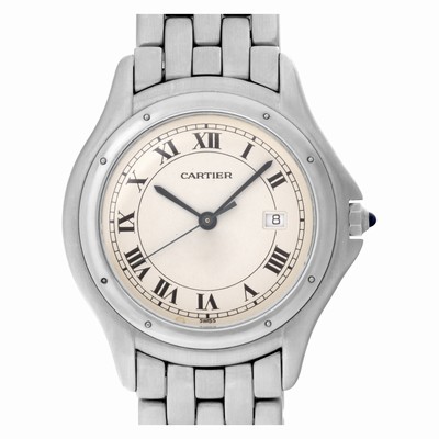 Cartier W35002F5 Cougar Quartz Female Stainless Steel