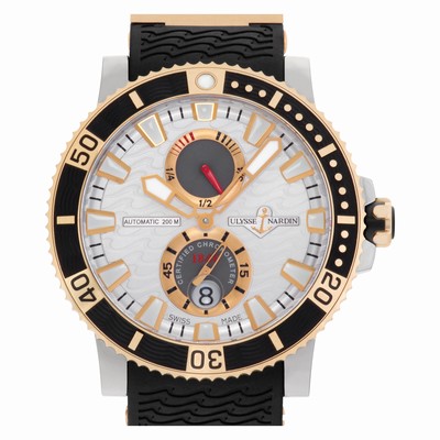 Ulysse Nardin 265-90 Maxi Marine Automatic Male 18k rose gold & titanium