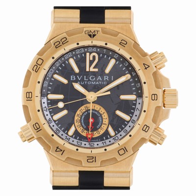 Bvlgari DP 42 G GMT Diagono Automatic Male 18k yellow gold