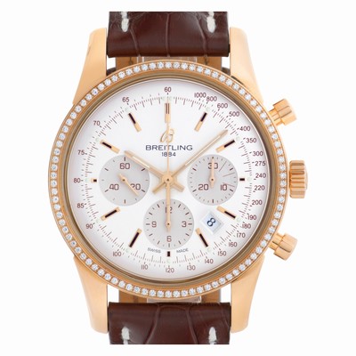 Breitling RB0152 Transocean Chronograph Automatic Male 18k rose gold