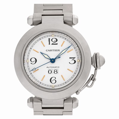 Cartier W31044M7 Pasha Automatic Male Stainless Steel