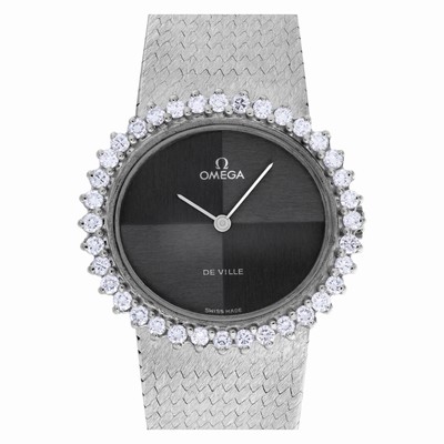Omega 8340 De Ville Manual Female 18k White Gold