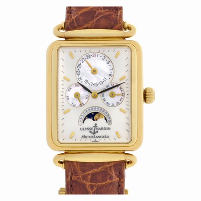 Ulysse Nardin 161.42 Michelango Automatic Male 18k yellow gold