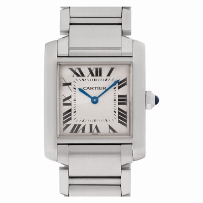 Cartier WSTA0005 Tank Francaise Quartz Female Stainless Steel