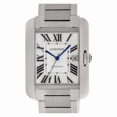 Cartier W5310008 Tank Anglaise XL Automatic Male Stainless Steel