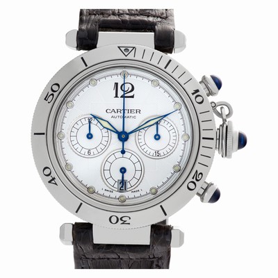 Cartier W31030H3 Pasha Chronograph Automatic Unisex Stainless Steel