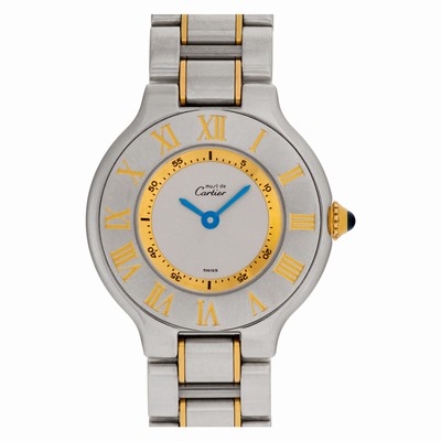 Cartier 1340 Must 21 Quartz Female Stainless Steel