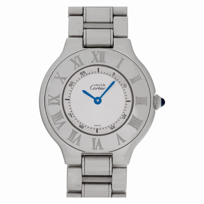 Cartier W10109T2 Must 21 Quartz Female Stainless Steel