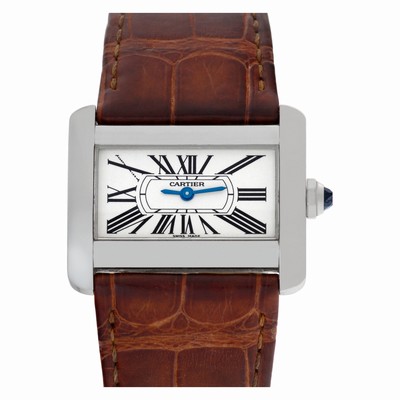 Cartier W6300255 Divan Quartz Female Stainless Steel