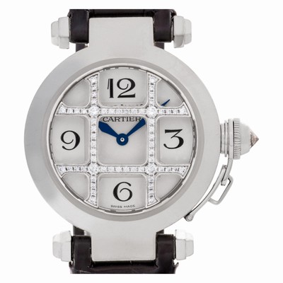 Cartier WJ116156 Pasha Automatic Female 18k White Gold