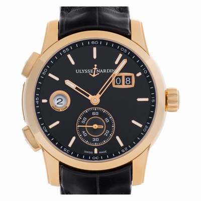 Ulysse Nardin 3346-126/92 Dual Time Automatic Male 18k rose gold