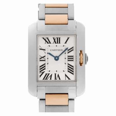 Cartier w5310036 Tank Anglaise Quartz Female Stainless Steel