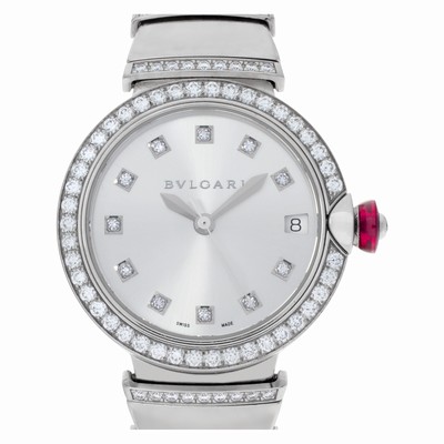Bvlgari LU W 33 G Classic Automatic Female 18k White Gold