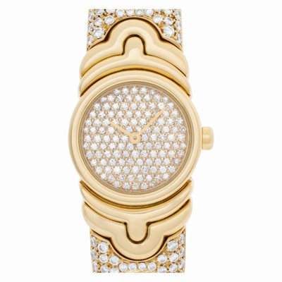 Bvlgari BJ 01 Parentesi Quartz Female 18k yellow gold