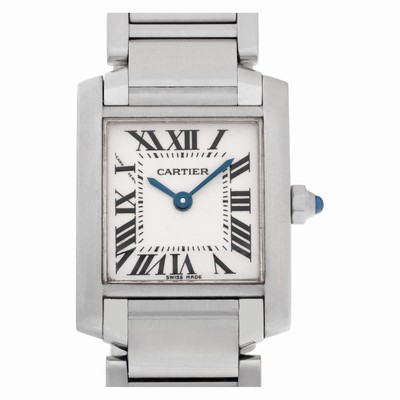Cartier W51008q3 Tank Francaise Quartz Female Stainless Steel