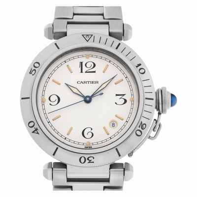 Cartier W3104H3 Pasha 38mm Automatic Male Stainless Steel