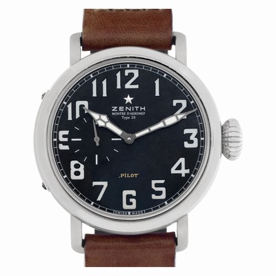 Zenith 03.1930.681/21.C723 Heritage Pilot Type 20 Automatic Male Stainless Steel