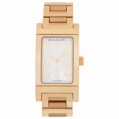 Bvlgari rt 39 g Rettangolo Quartz Female 18k yellow gold